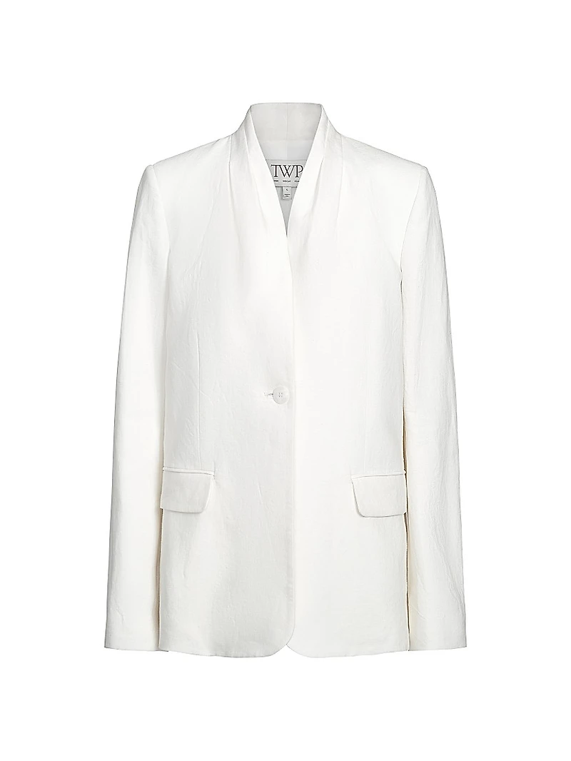 New Linen Single-Breasted Dinner Jacket