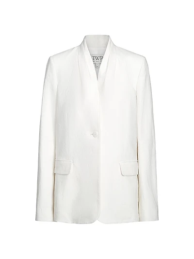 New Linen Single-Breasted Dinner Jacket