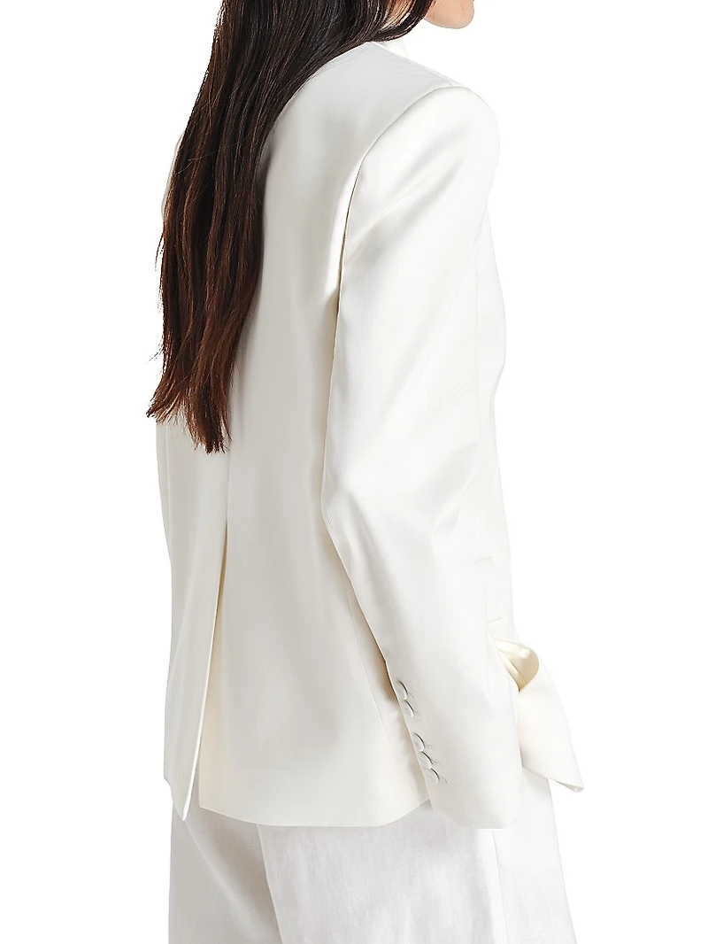 New Linen Single-Breasted Dinner Jacket