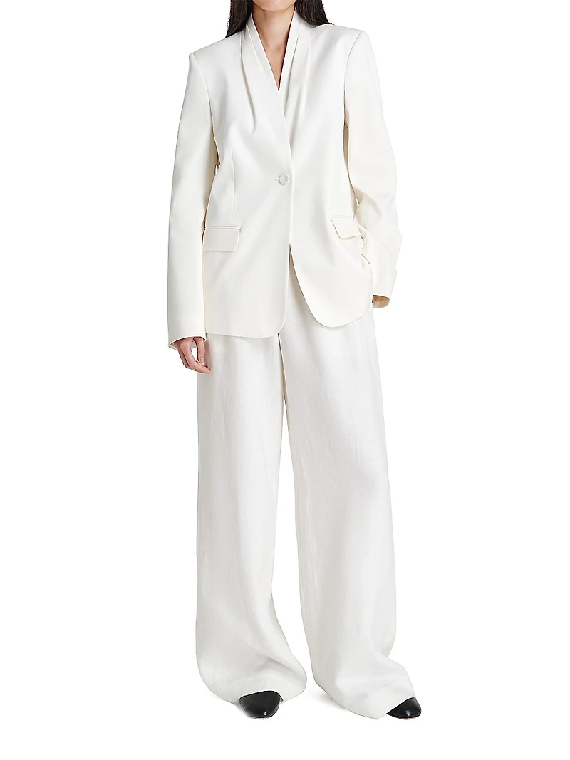 New Linen Single-Breasted Dinner Jacket