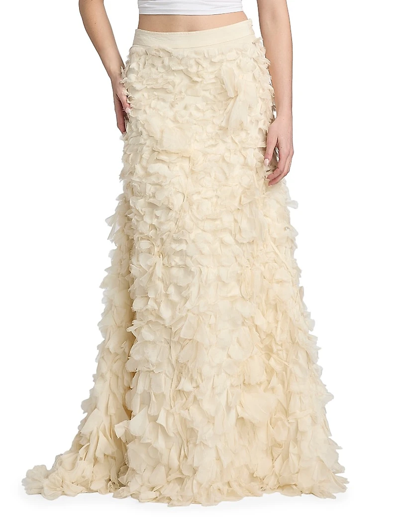 Cry Me A River Silk Maxi Skirt