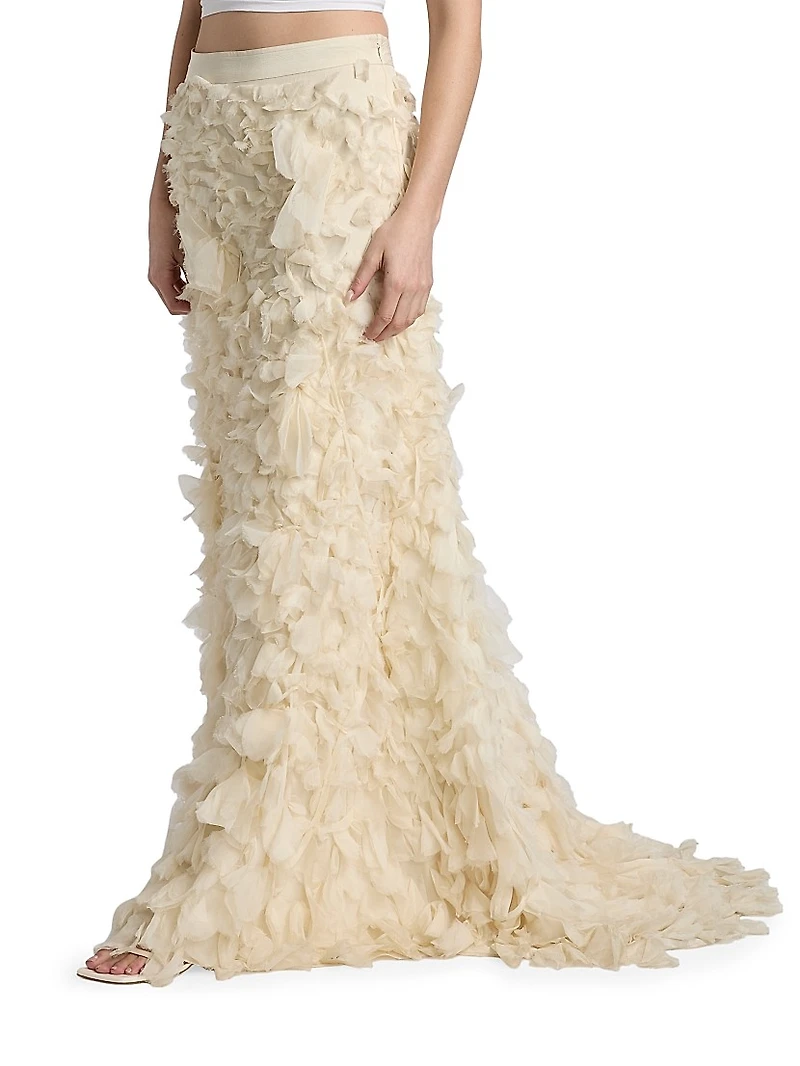 Cry Me A River Silk Maxi Skirt