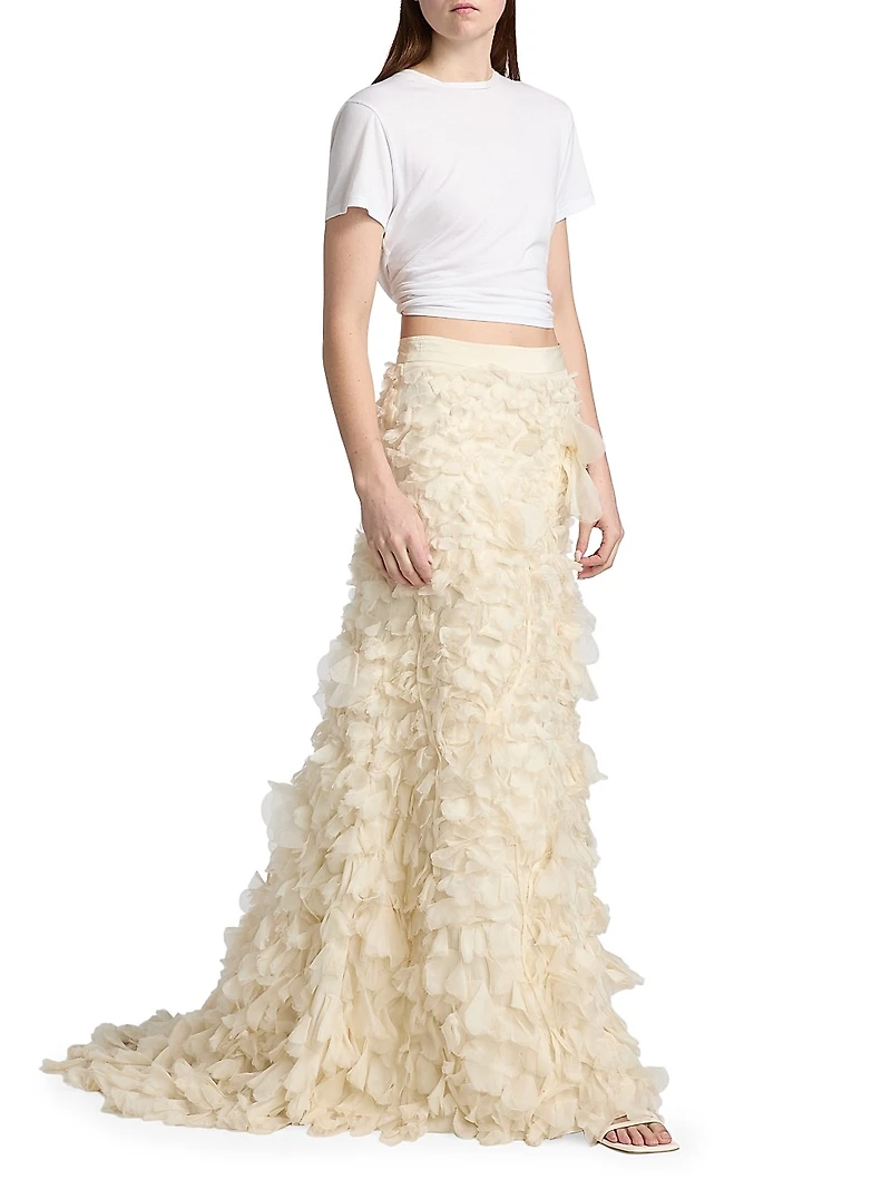 Cry Me A River Silk Maxi Skirt