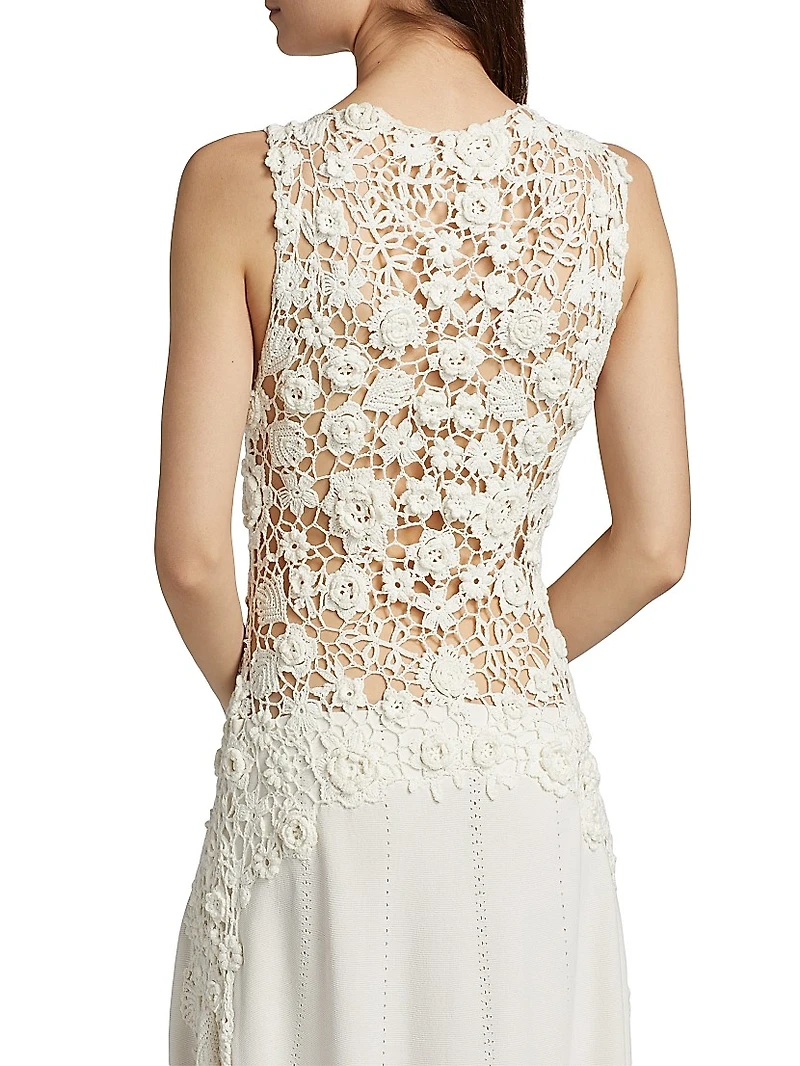 Genoveva Floral Embroidered Maxi Dress