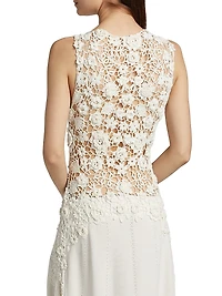 Genoveva Floral Embroidered Maxi Dress