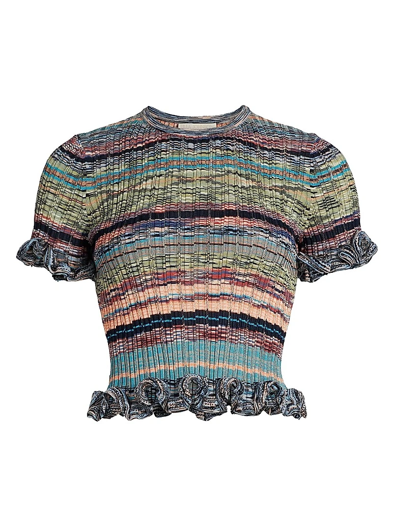 Miya Space-Dyed Knit Top