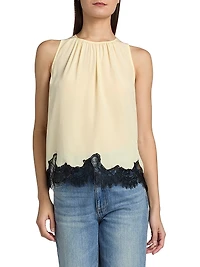 Sierra Silk Halterneck Top