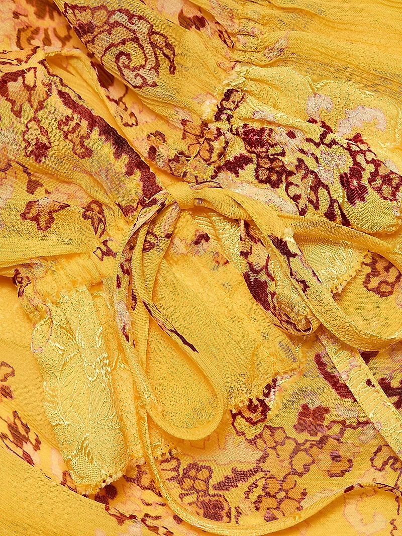 Pippa Printed Silk Blouse