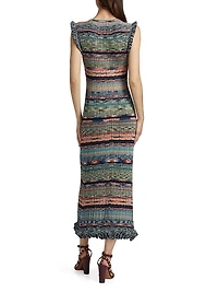 Ajak Space-Dyed Knit Maxi-Dress