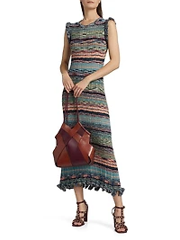 Ajak Space-Dyed Knit Maxi-Dress
