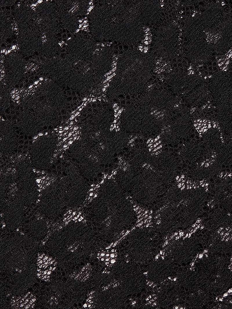 Anise Fitted Lace Long-Sleeve Top