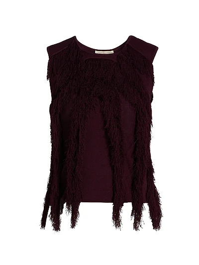 Bonnie Fringed Sleeveless Top