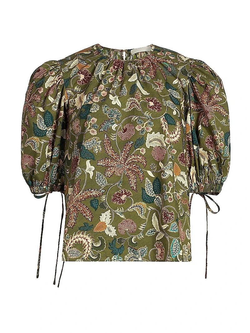 Coralie Floral Poplin Blouse