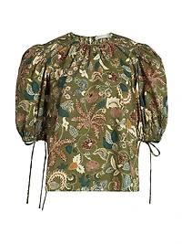 Coralie Floral Poplin Blouse