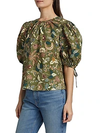 Coralie Floral Poplin Blouse