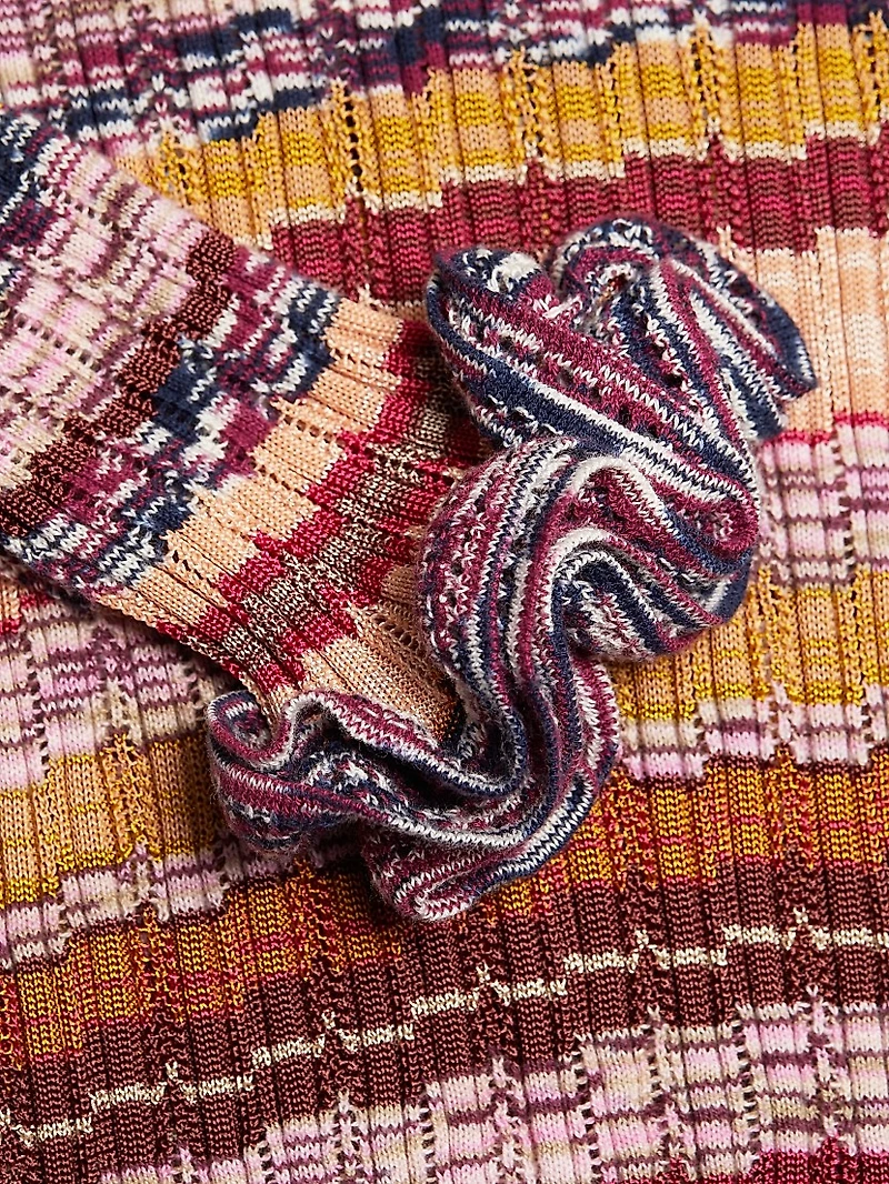 Maci Striped Space-Dyed Sweater