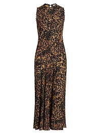 Clea Abstract Print Sleeveless Dress