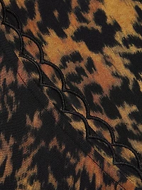 Clea Abstract Print Sleeveless Dress