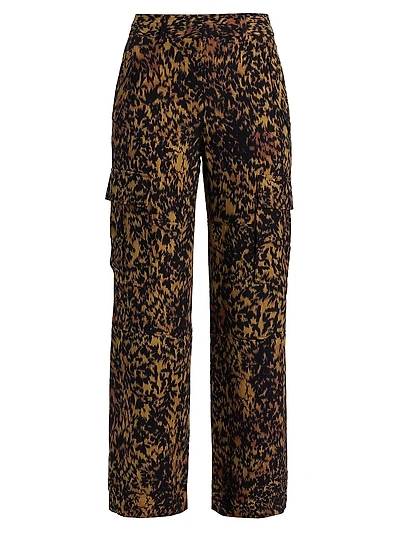 Pax Leopard-Print Cargo Pants