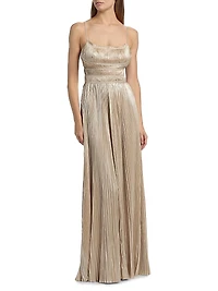 The Reine Plisse Pleated Gown