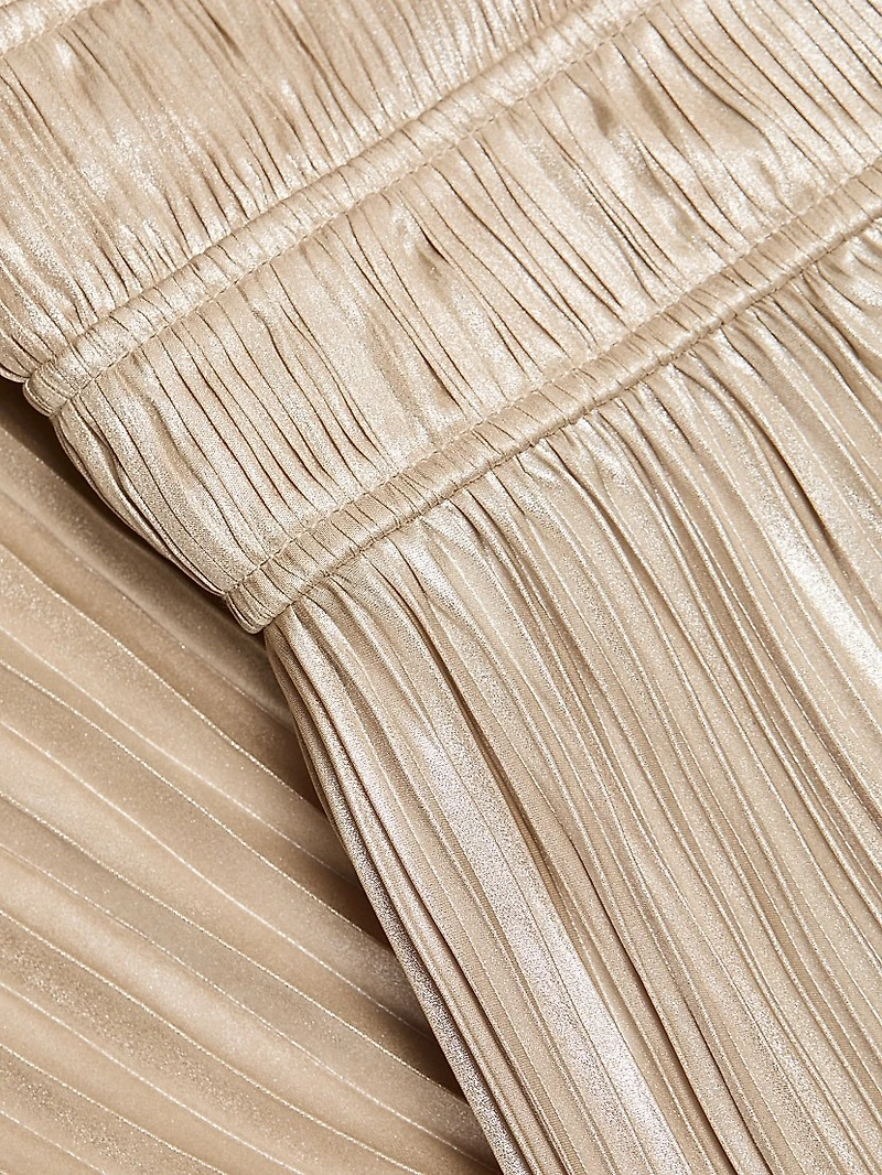 The Reine Plisse Pleated Gown