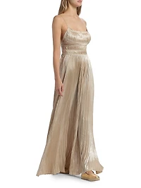 The Reine Plisse Pleated Gown