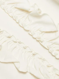 Sydney Ruffled Cotton T-Shirt