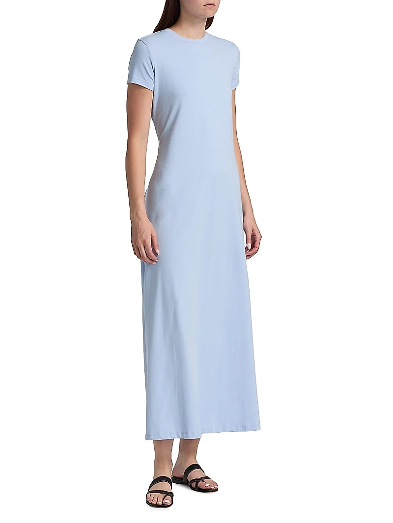 Noelle A-Line Stretch Cotton Maxi Dress