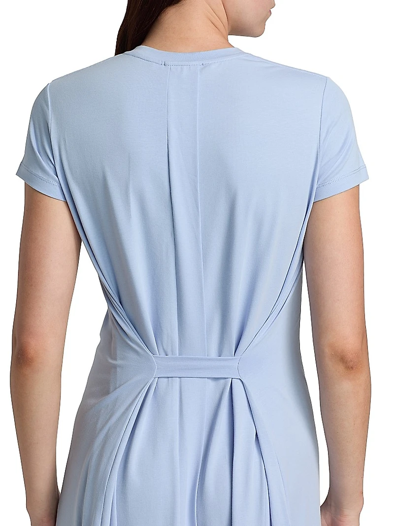 Noelle A-Line Stretch Cotton Maxi Dress