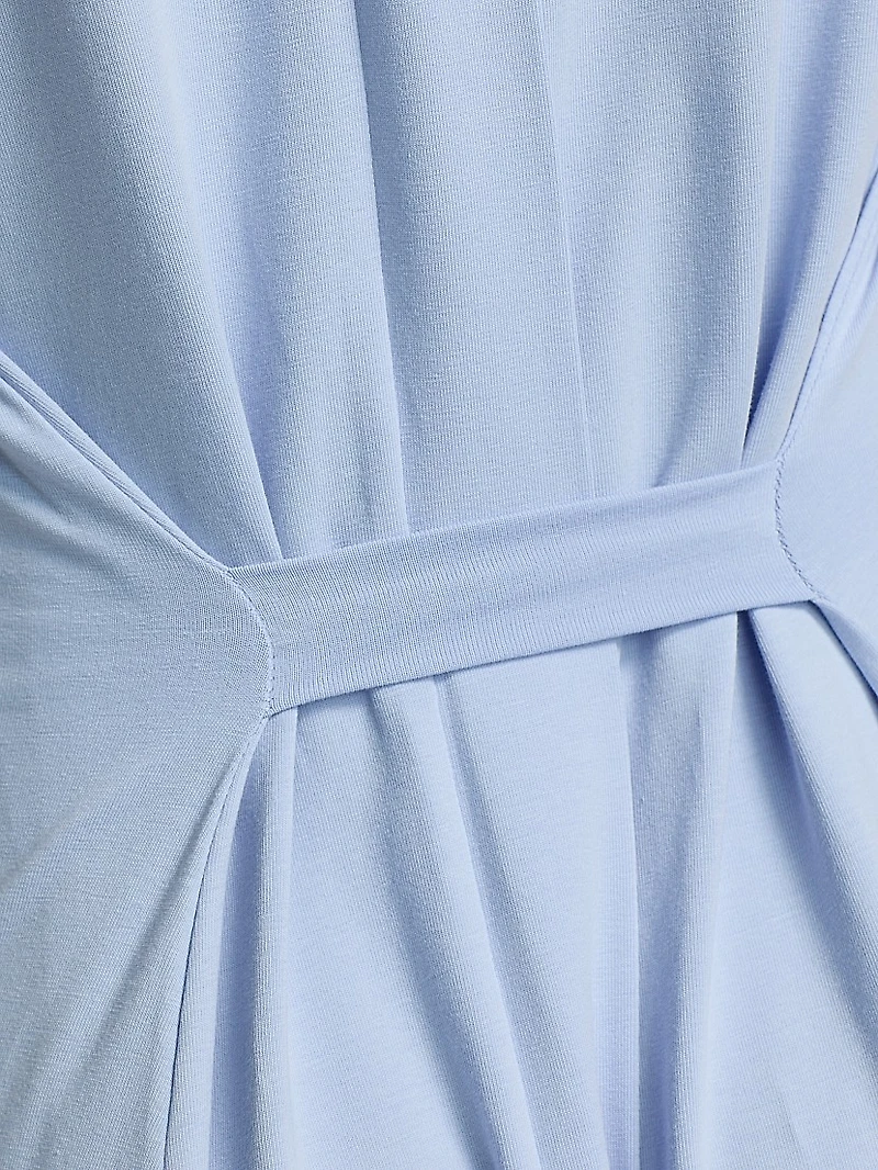 Noelle A-Line Stretch Cotton Maxi Dress