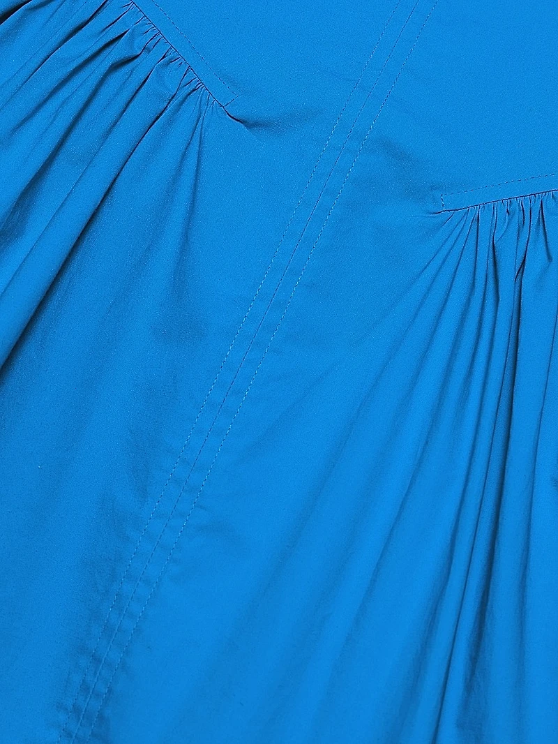 Bader Sleeveless Stretch Poplin Peplum Top
