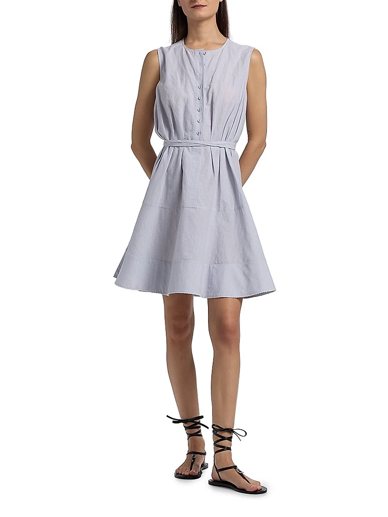 Kenzie Cotton-Linen Minidress