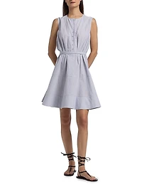 Kenzie Cotton-Linen Minidress