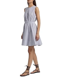 Kenzie Cotton-Linen Minidress