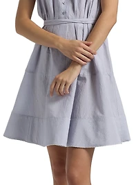 Kenzie Cotton-Linen Minidress