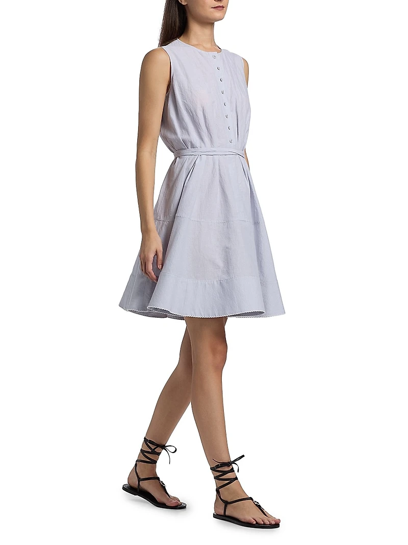 Kenzie Cotton-Linen Minidress