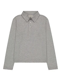 Little Boy's & Long Sleeve Polo Shirt