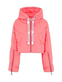 Crop Iconic Milano Down Jacket