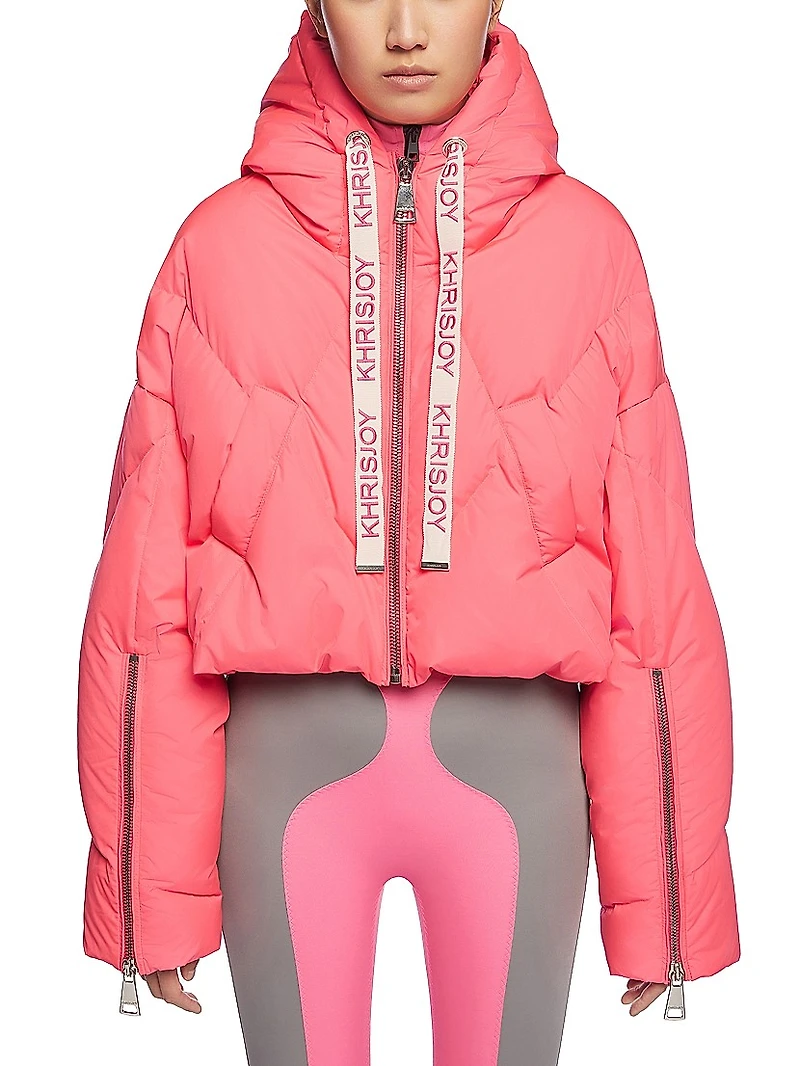 Crop Iconic Milano Down Jacket
