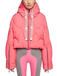 Crop Iconic Milano Down Jacket