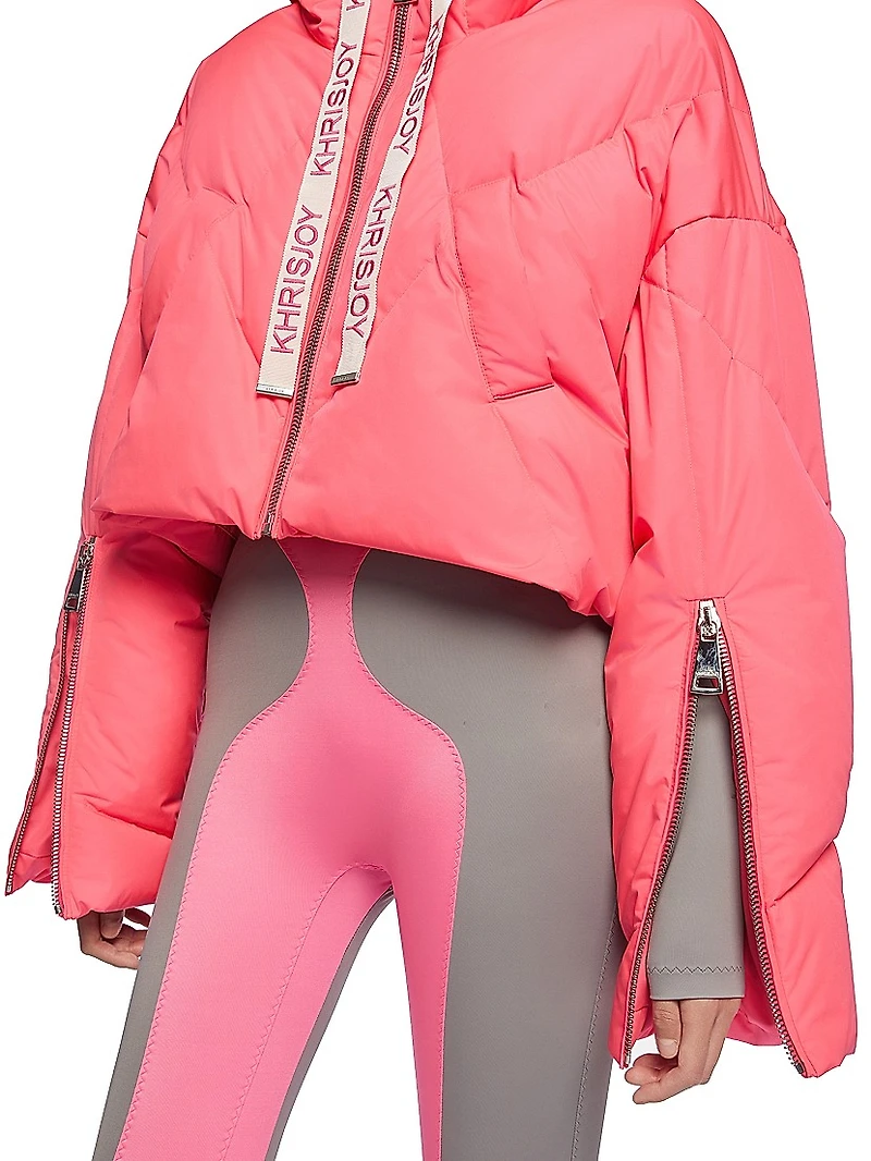Crop Iconic Milano Down Jacket