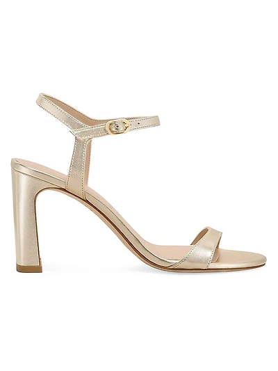 Babette 85MM Metallic Leather Sandals