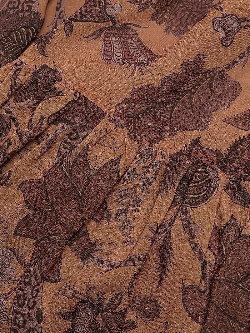 Moses Printed Tiered Maxi Dress