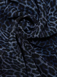 Gavin Animal-Print Long-Sleeve Blouse