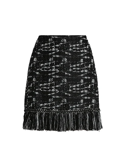 Khan Tweed Miniskirt