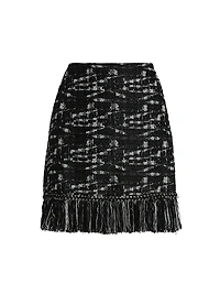 Khan Tweed Miniskirt