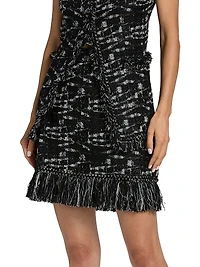 Khan Tweed Miniskirt