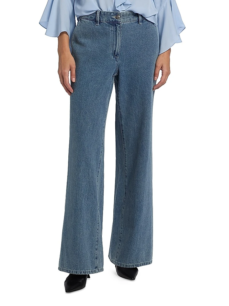 Effie High-Rise Wide-Leg Pants