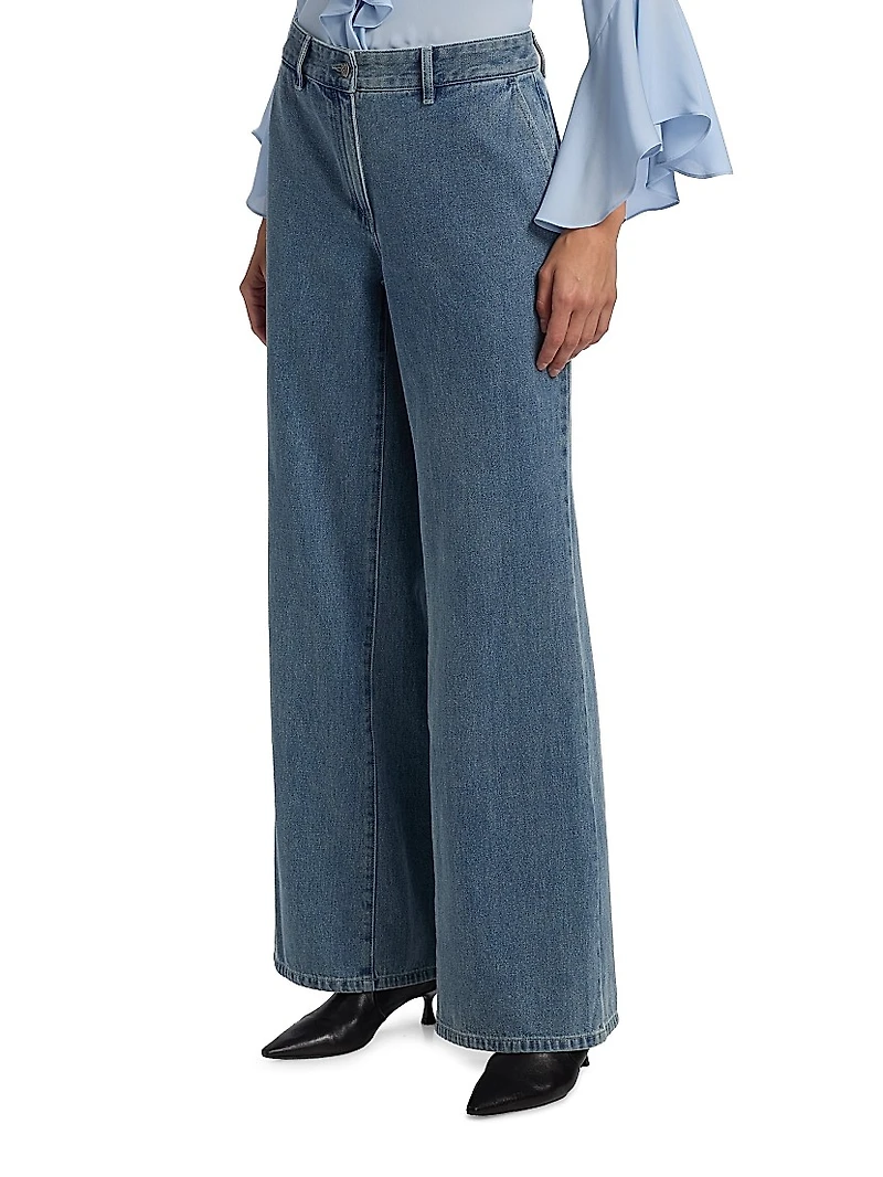 Effie High-Rise Wide-Leg Pants