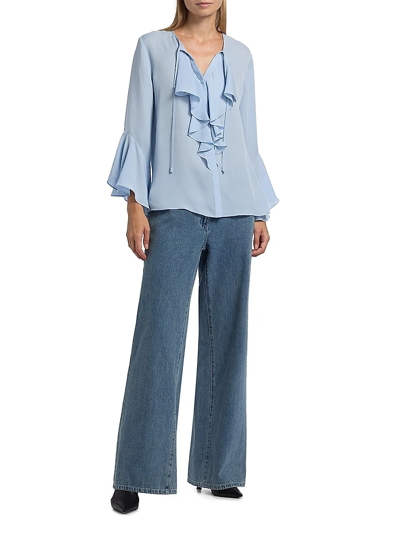 Effie High-Rise Wide-Leg Pants